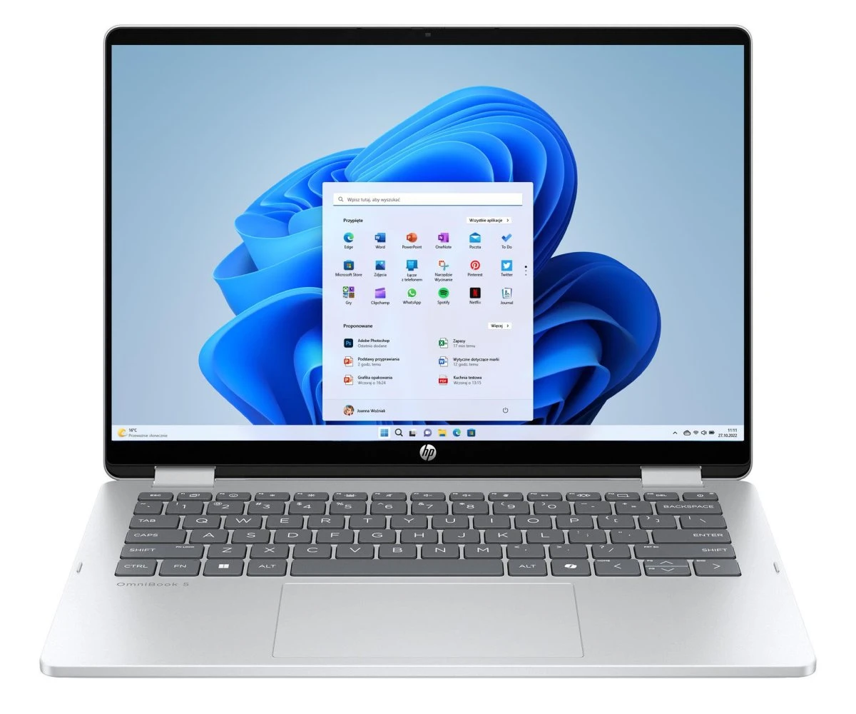 Ноутбук HP OmniBook 5 Flip x360 Core 7-150U/16GB/1TB/Win11 Touch OLED (14-fp0000nw (C1QA1EA))