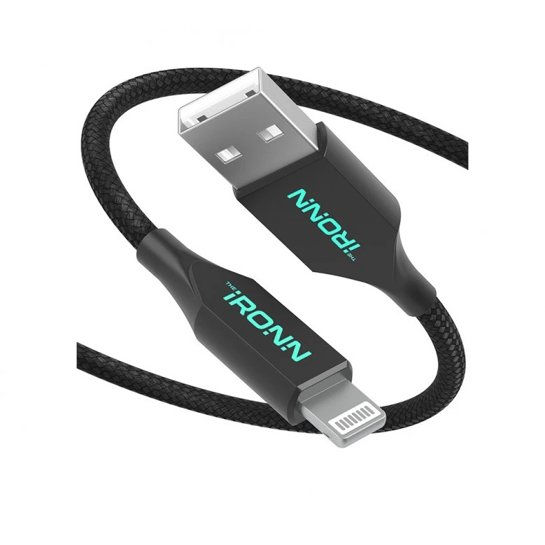 Кабель Lightning iRONN Type-A to Lightning 1.8m Black (AL12BN-L)