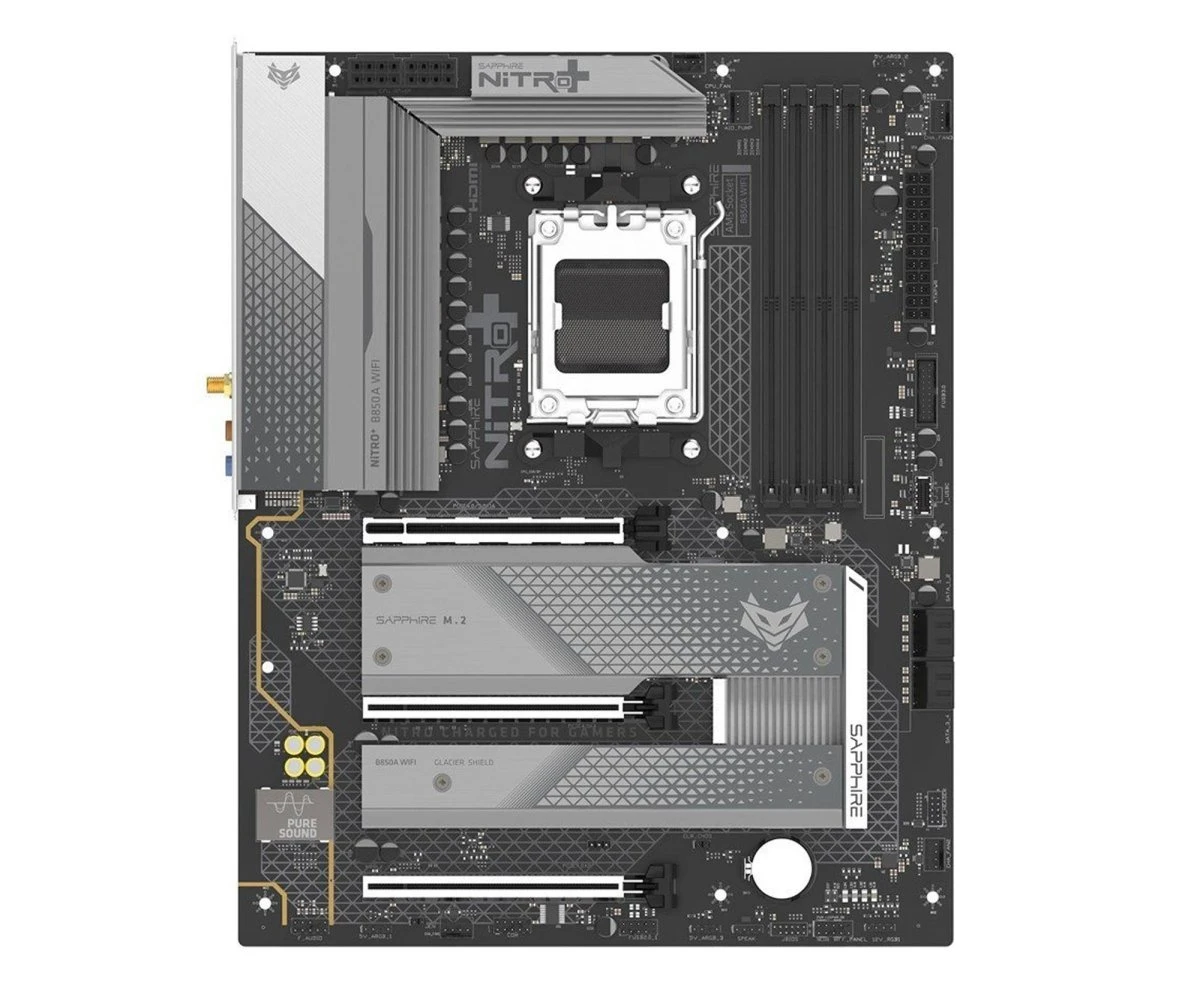 Материнська плата Sapphire NITRO+ B850A WIFI7 (52123-03-40G) EU