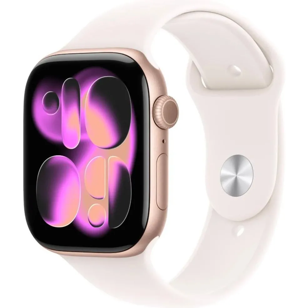 Годинники Смарт-годинники Apple Watch Series 11 GPS + Cellular 42mm Рожеве золото Alu. Корпус з легким рум