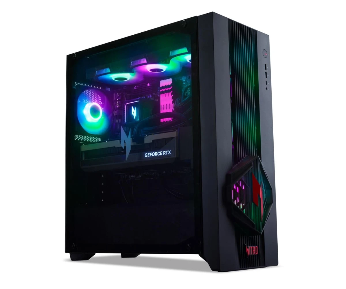 Комп'ютер Acer Nitro 70 Ryzen 9-9900X3D/128GB/2TB/Win11 RTX5090 (N70X3D || DG.E5AEP.00C) EU