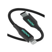 Кабель Lightning iRONN Type-C to Lightning 1.8m Black (CL20BN-L)
