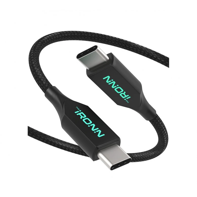 Кабель USB Type-C iRONN Type-C to Type-C 1.8m Black (CC20BN-L)
