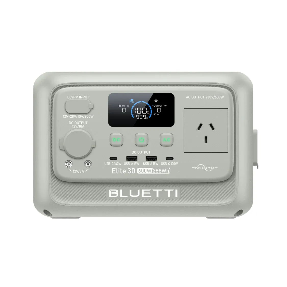 Зарядная станция BLUETTI Elite 30 V2 600W 288Wh (White) Europe