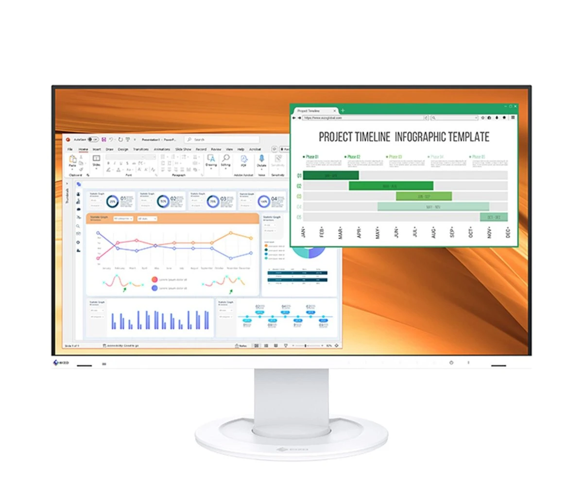 Монитор Eizo FlexScan EV2400R-WT (EV2400R-WT) EU