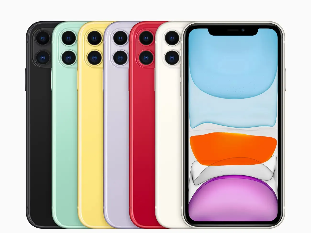 Смартфон Б/В Apple iPhone 11 64GB White (Хороший стан) (MWL82)