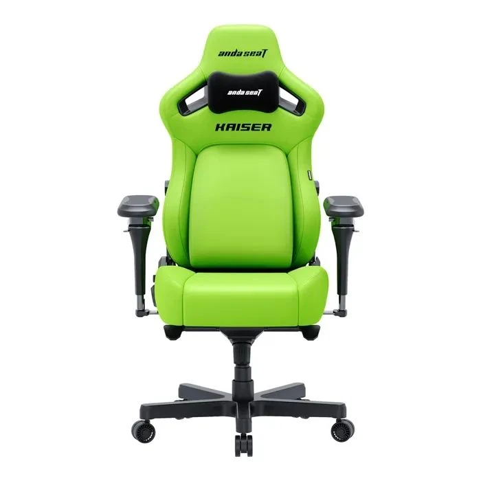 Игровое кресло Anda Seat Kaiser 4 V2 PVC Size XL Cyber Green (AD12YDDC-XLL-20-C-PV/C-03) (UA)