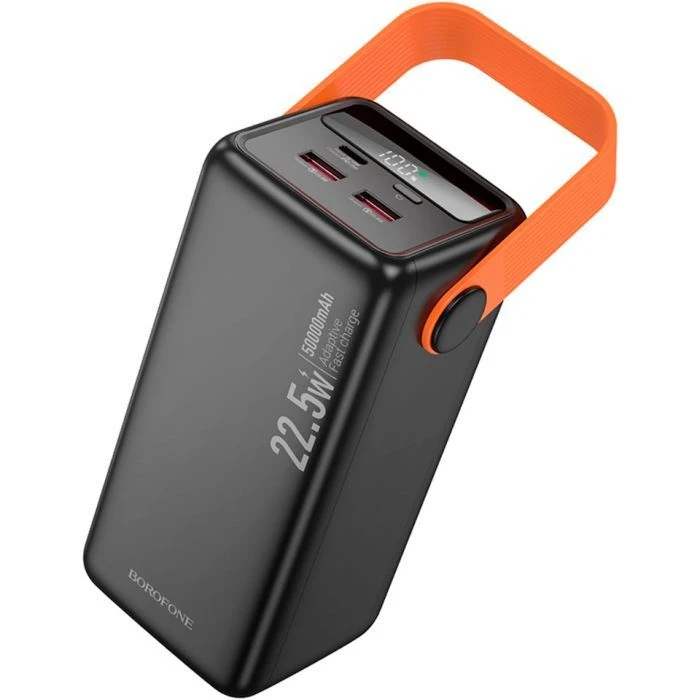 Мобільна батарея BOROFONE 50000mAh BJ66A Magnifico 22.5W PD/20W Black (6941991115158) (UA)