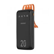 Dudao K6Pro+ 20000mAh 10W with USB-C/Lightning/MicroUSB/USB-A cables (6977196682393) (UA)