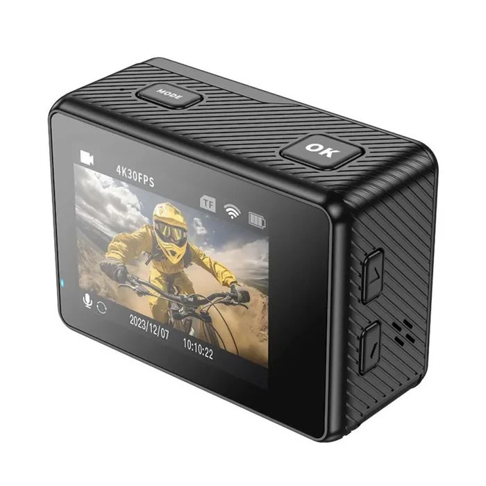 Экшн-камера HOCO DV101 Dual color screen Black (6942007616805) (UA)