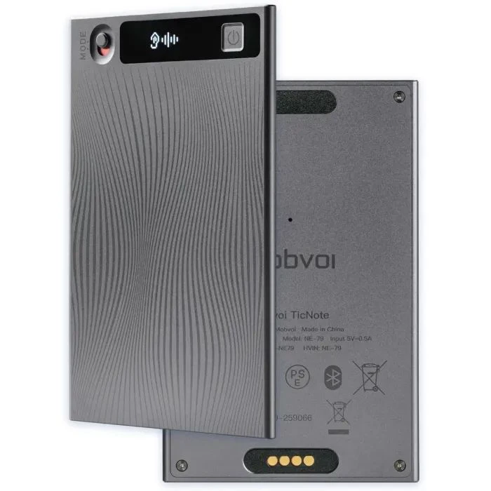 Диктофон Mobvoi TicNote with IA Shadow 64GB Black (NE-79) (UA)