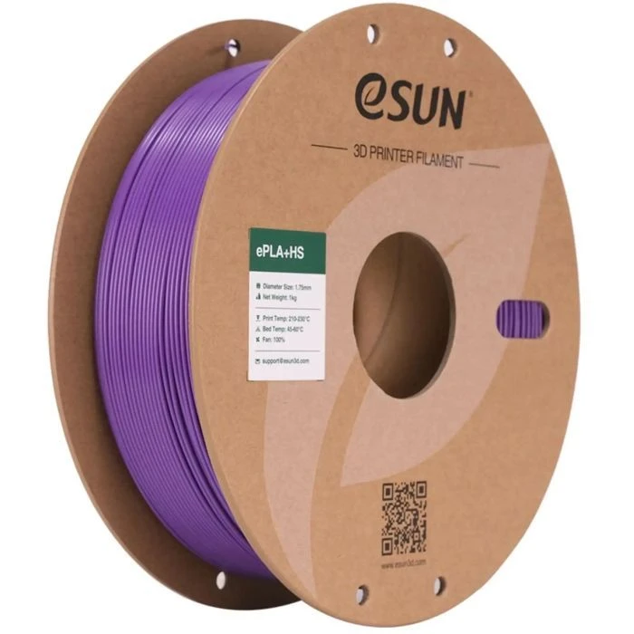 Пластик для 3D-принтера eSUN PLA+ 1.75мм, 1кг, purple (PLA+P175Z1) (UA)