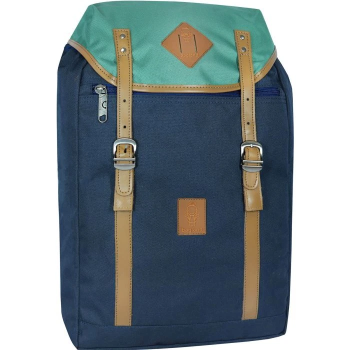 Рюкзак для ноутбука Bagland Successful 17L 225 Blue/green 0050466 (63751133) (UA)