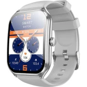 Смарт-годинники HOCO Y28 AMOLED Smart sports watch (версія з викликами) Срібний (6942007648486) (UA)