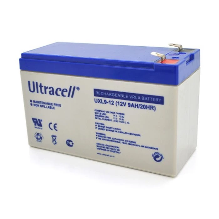 Акумуляторна батарея Ultracell 12V-9Ah, AGM (UL9-12) (UA)