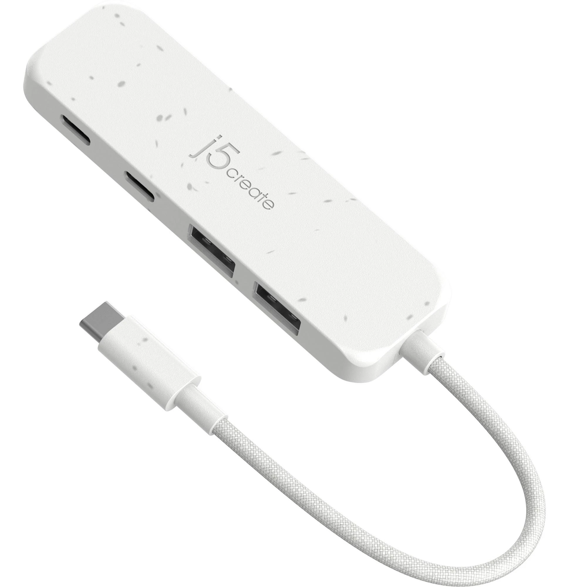 USB-хаб J5create 2 USB-A/2 USB-С White (JCH342EW-N) (UA)