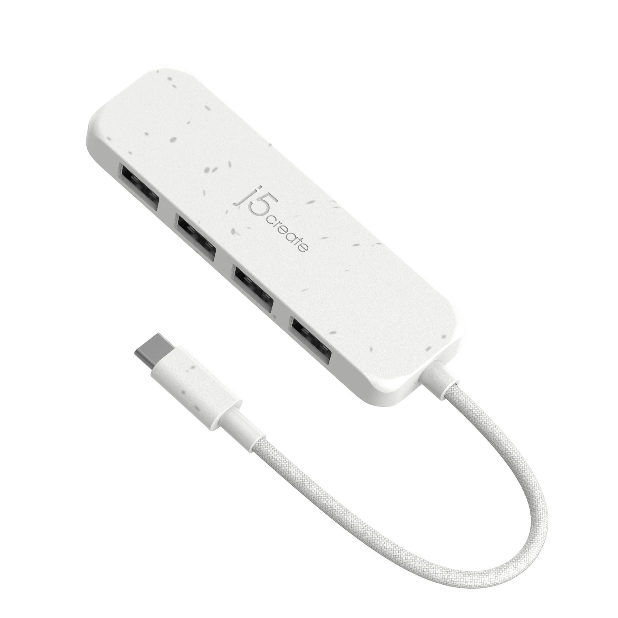 USB-хаб J5create 4 USB-A White (JCH341EW-N) (UA)