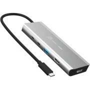 USB-хаб J5create USB-C 5-в-1 Сірий (JCD401-N) (UA)