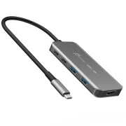 USB-хаб J5create USB-C 5-в-1 Grey (JCH453-N) (UA)