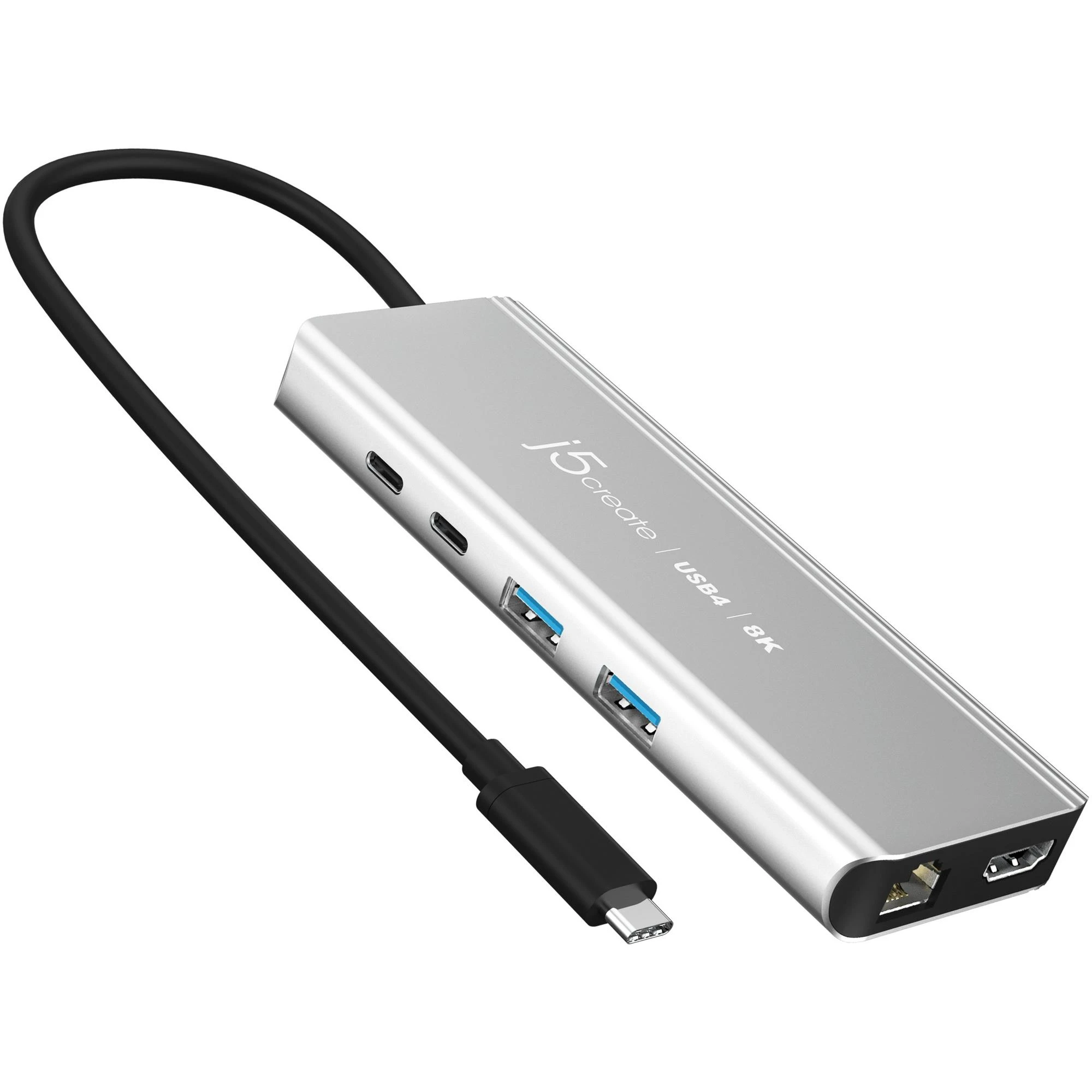 USB-хаб J5create USB-C 6-в-1 Grey (JCD403-N) (UA)