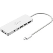 USB-хаб J5create USB-C 6-в-1 White (JCD373EW-N) (UA)