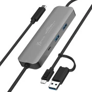 USB-хаб J5create Wormhole Switch Grey (JCH462-N) (UA)