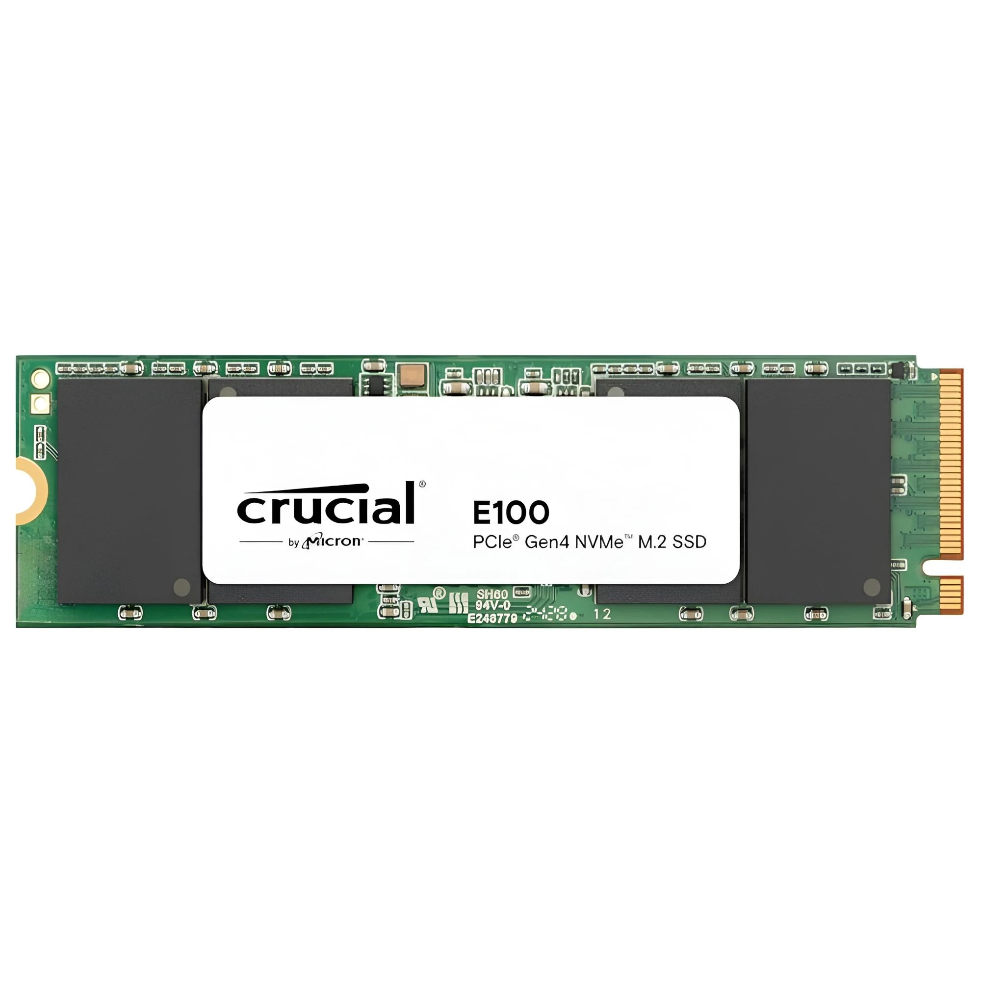SSD диск 480GB Crucial E100 M.2 2280 NVMe PCIe 4.0 x4 3D NAND QLC (CT480E100SSD8) (UA)