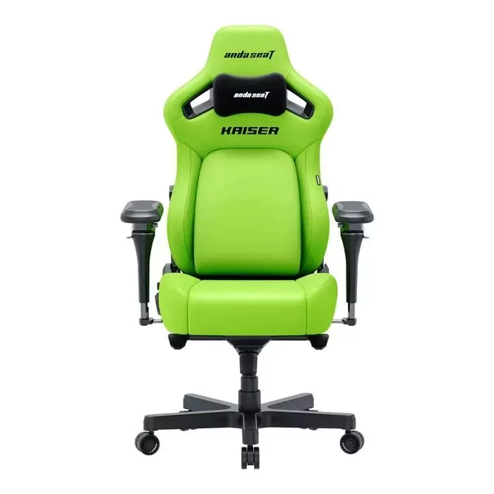 Ігрове крісло Anda Seat Kaiser 4 V2 PVC Size XL Cyber Green (AD12YDDC-XLL-20-C-PV/C-03) (UA)