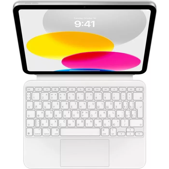 Чохол для планшета Apple Magic Keyboard Folio for iPad (10-го покоління) - Ukrainian, Model A2695 (MQDP3UA/A) (UA)