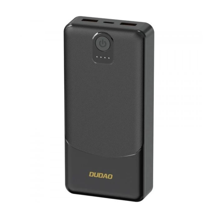 Мобильная батарея Dudao 10000mAh K10 12W, 2*USB-A, USB-C(IN), Black (6977196682164) (UA)