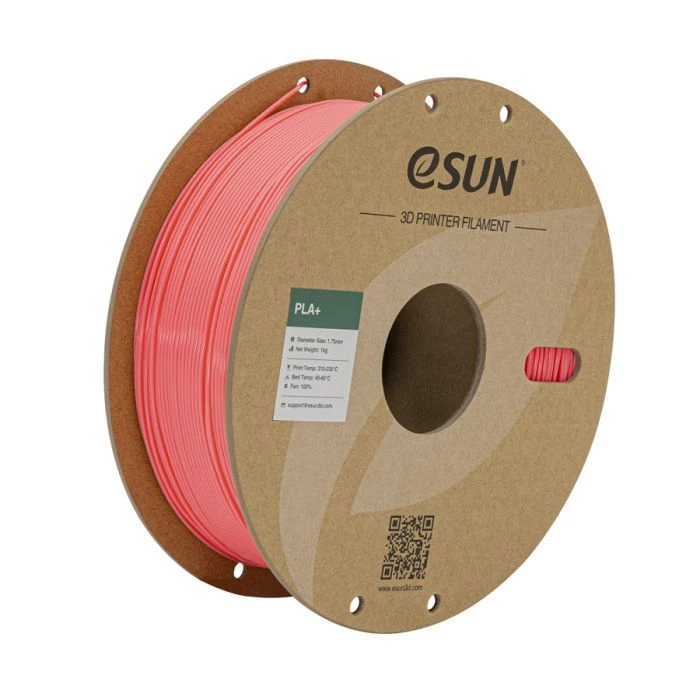 Пластик для 3D-принтера eSUN PLA+ 1.75мм, 1кг, pink (PLA+P175P1) (UA)