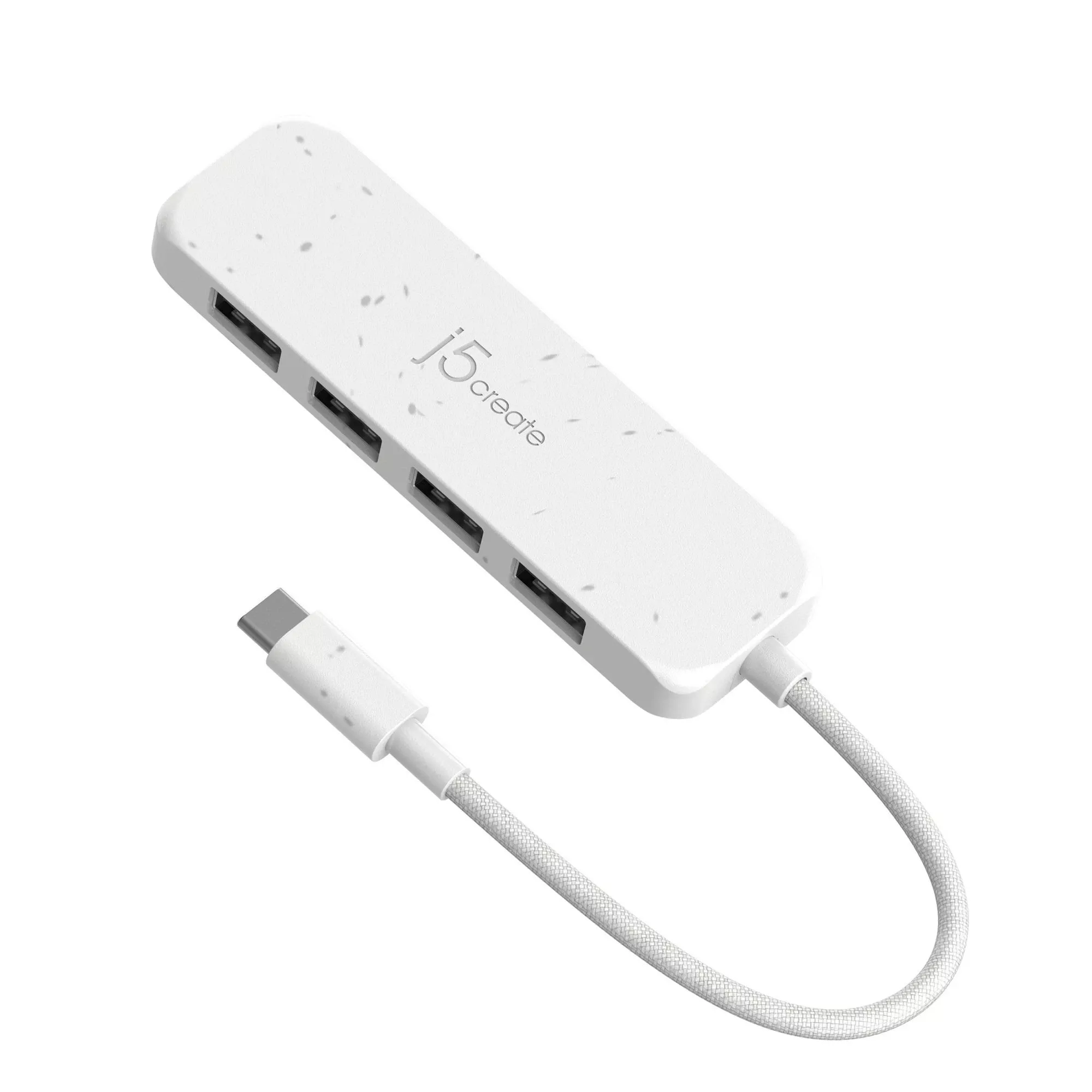 USB-хаб J5create 4 USB-A White (JCH341EW-N) (UA)
