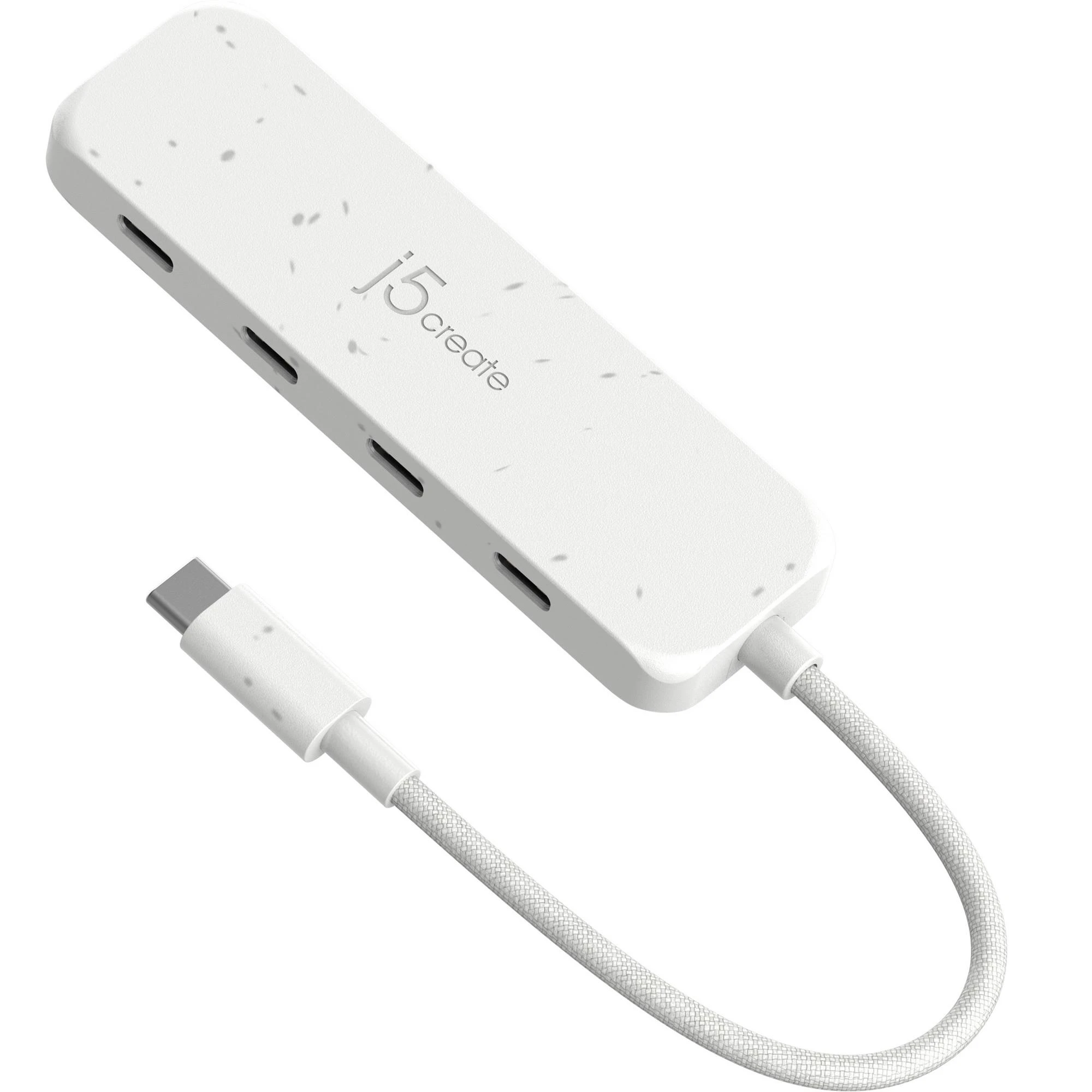USB-хаб J5create 4 USB-C White (JCH345EW-N) (UA)