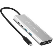 USB-хаб J5create USB-C 6-в-1 Сірий (JCD403-N) (UA)