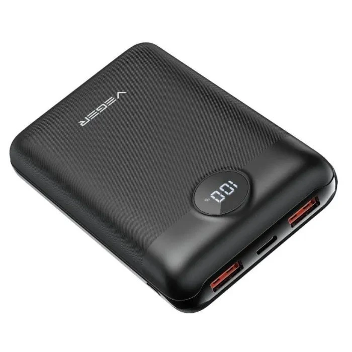 Мобільна батарея VEGER 20000mAh S20 22.5W PD/3/0 QC/3.0 black (6970453554198) (UA)
