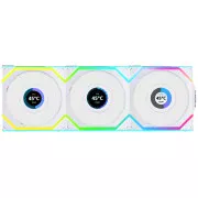 Вентилятор Lian Li Uni Fan SL Wireless LCD 120-3 Reverse White (G99.12RSLLCD1W3W.00) (UA)