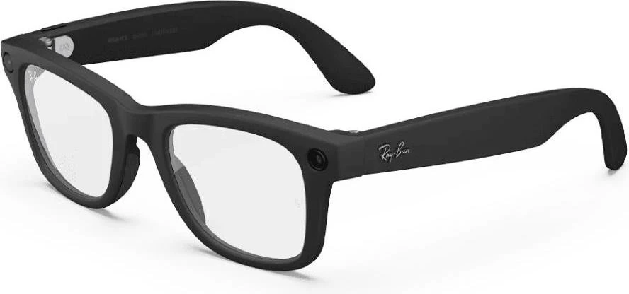 Смарт-окуляри Ray-Ban Meta Wayfarer Gen 2 Large Matte Black Frame Clear Lenses (RW4012 601SSB 53-22)