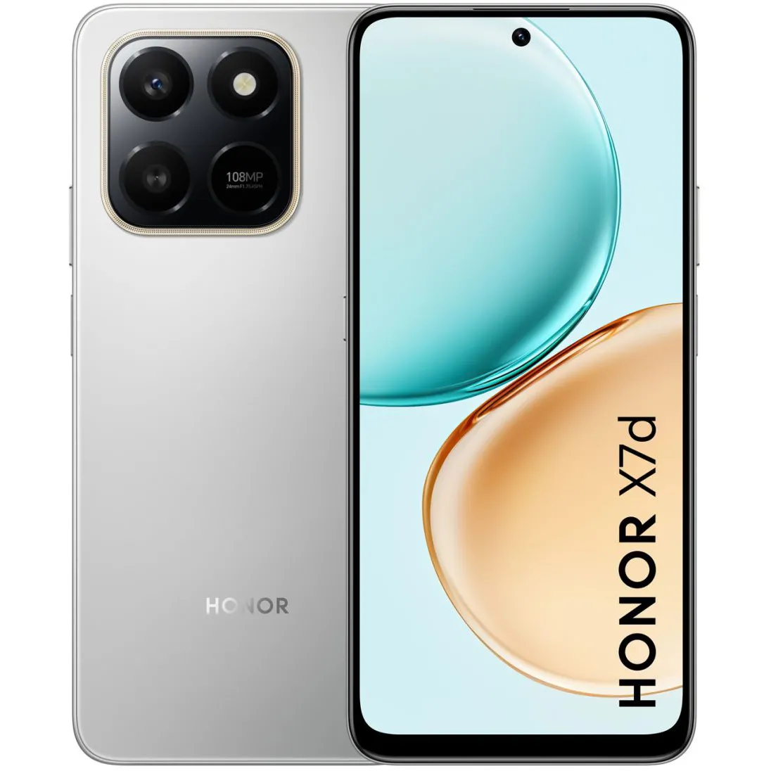 Телефон Honor X7d 6/128GB Meteor Silver Europe