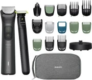 Машинка для стрижки + Триммер для тіла (бодигрумер) Philips Series 9000 MG9556/15 Gray
