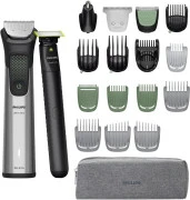 Машинка для стрижки + Триммер для тіла (бодігрумер) Philips Series 9000 MG9558/15 Gray