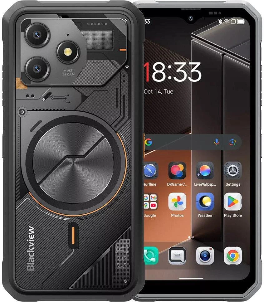 Телефон Blackview Fort 100 8/128GB Cosmic Black (6931548325185) (UA)