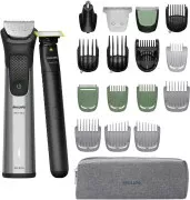 Машинка для стрижки+Триммер для тела (бодигрумер) Philips Series 9000 MG9558/15 Gray