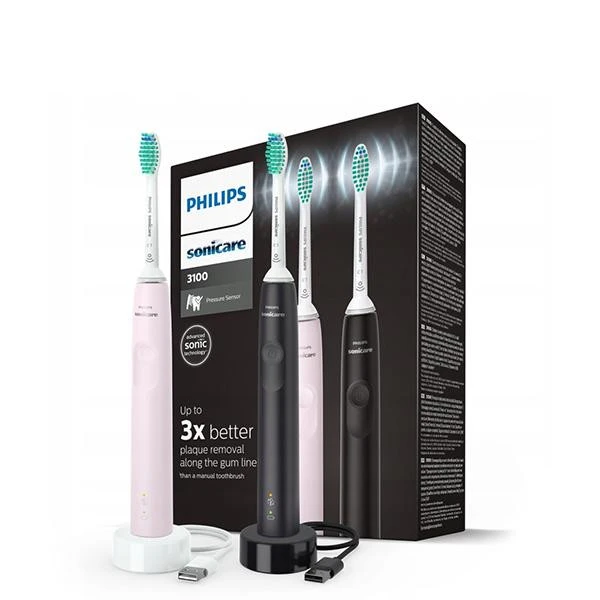 Набір з 2-х електричних зубних щіток Philips Sonicare ProtectiveClean 3100 HX3675/15