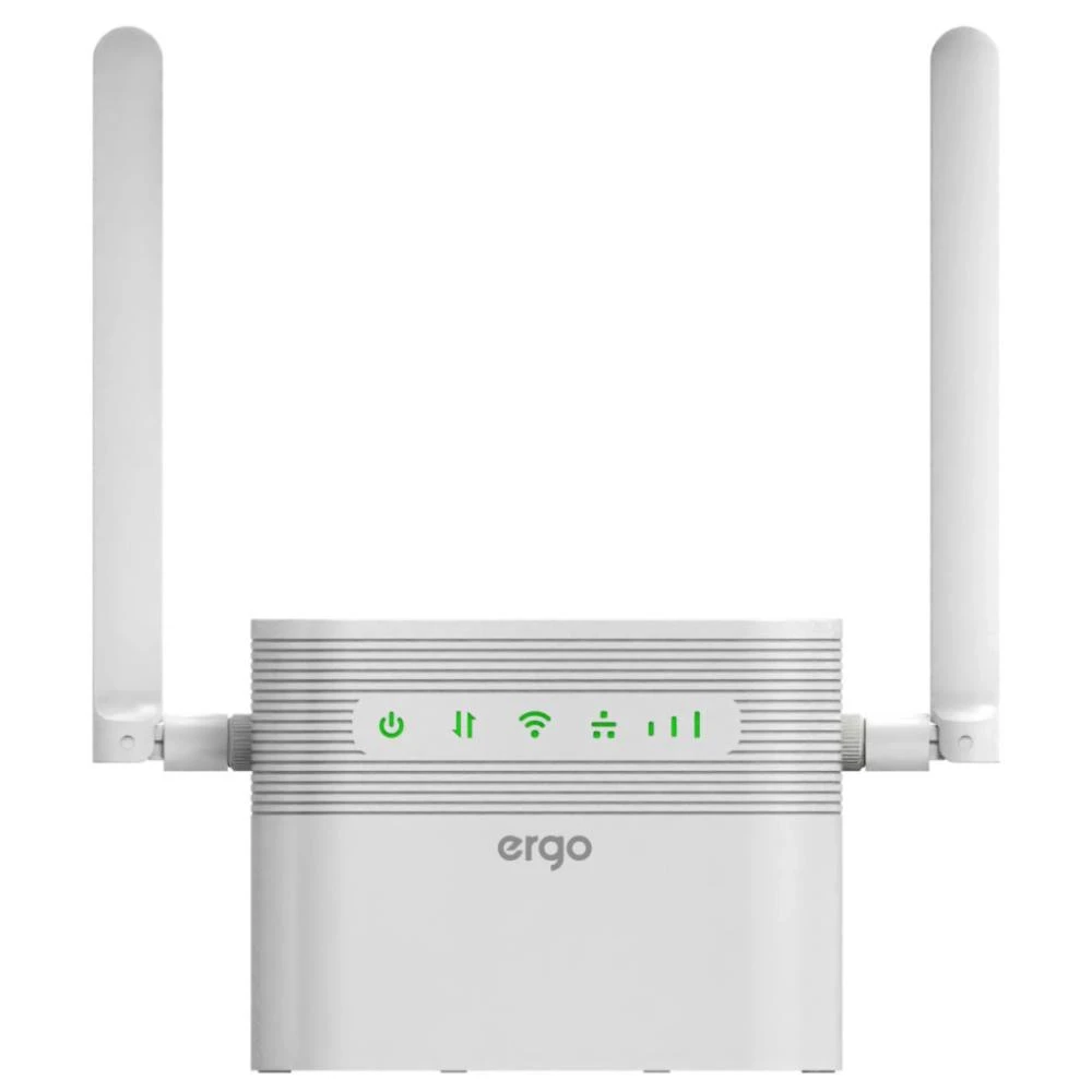 Беспроводной маршрутизатор ERGO R023 (w/battery) White (UA)