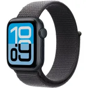 Apple Watch SE 3 GPS 40mm Midnight Aluminum Case with Dark Gray Sport Loop (MEHX4+MFFA4)