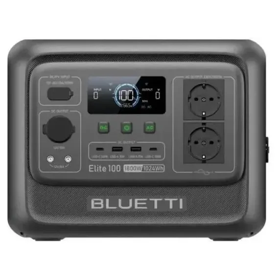 Зарядна станція BLUETTI Elite 100 V2 (P-EL100V2-EU-GB-BL-010) Bio-based plastic Europe