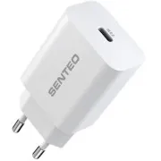 Сетевое зарядное устройство SENTEO Z-13 USB-C 3A PD 25W White