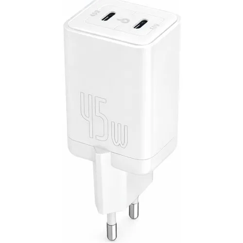 Сетевое зарядное устройство SENTEO Z-12 2USB-C PD3.0 45W Super Fast charge White