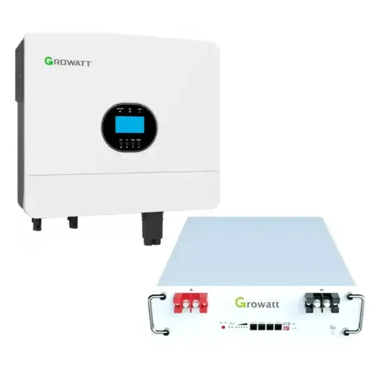 Гибридный солнечный инвертор (hybrid) Growatt SPF 6000 ES Plus (XMKS-SPF6000ES) + Батарея для Growatt Hope 5.0L-B1