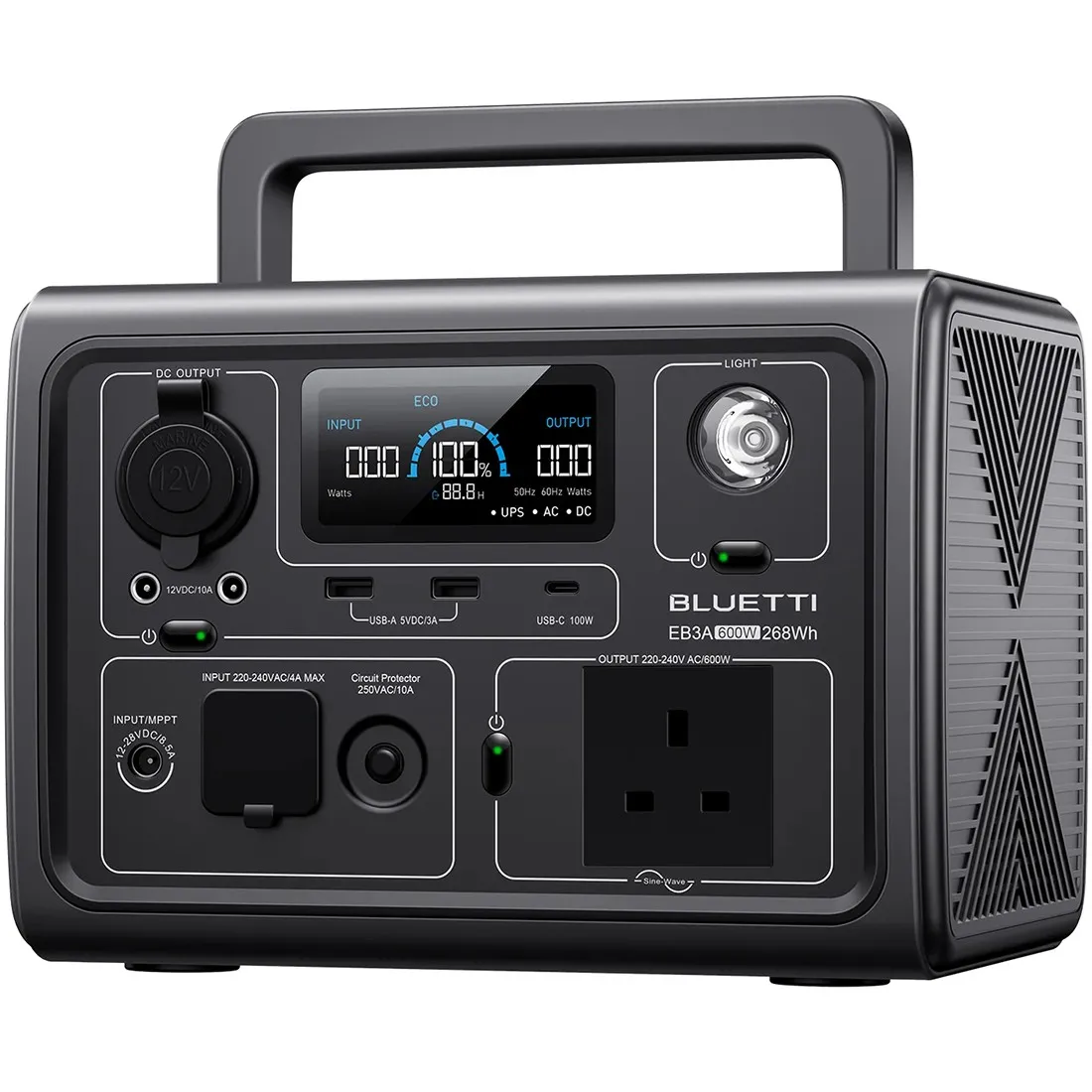 BLUETTI EB3A Portable Power Station (UK)
